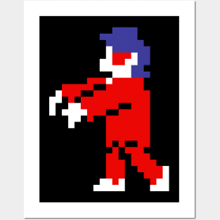 8Bit Zombie Posters and Art